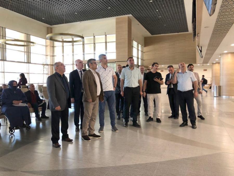 ERZURUM ŞEHİR HASTANESİNİ İNCELEDİ