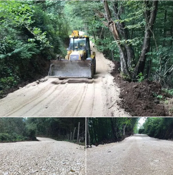 KUMRU’DA YOL BAKIM ÇALIŞMALARI DEVAM EDİYOR