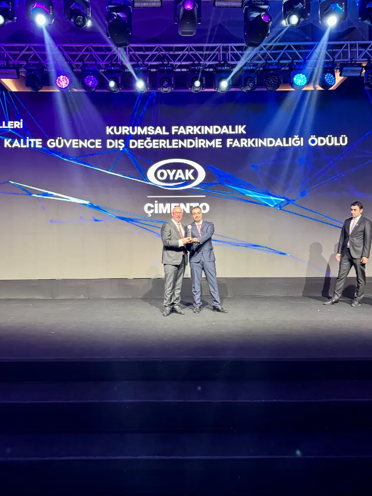 OYAK ÇİMENTO’NUN KURUMSAL YÖNETİŞİM BAŞARISI TİDE ÖDÜLÜ İLE TESCİLLENDİ