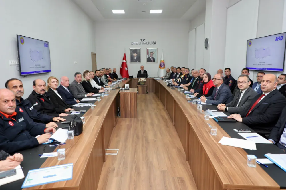 İL AFET PLANI TEST EDİLDİ!