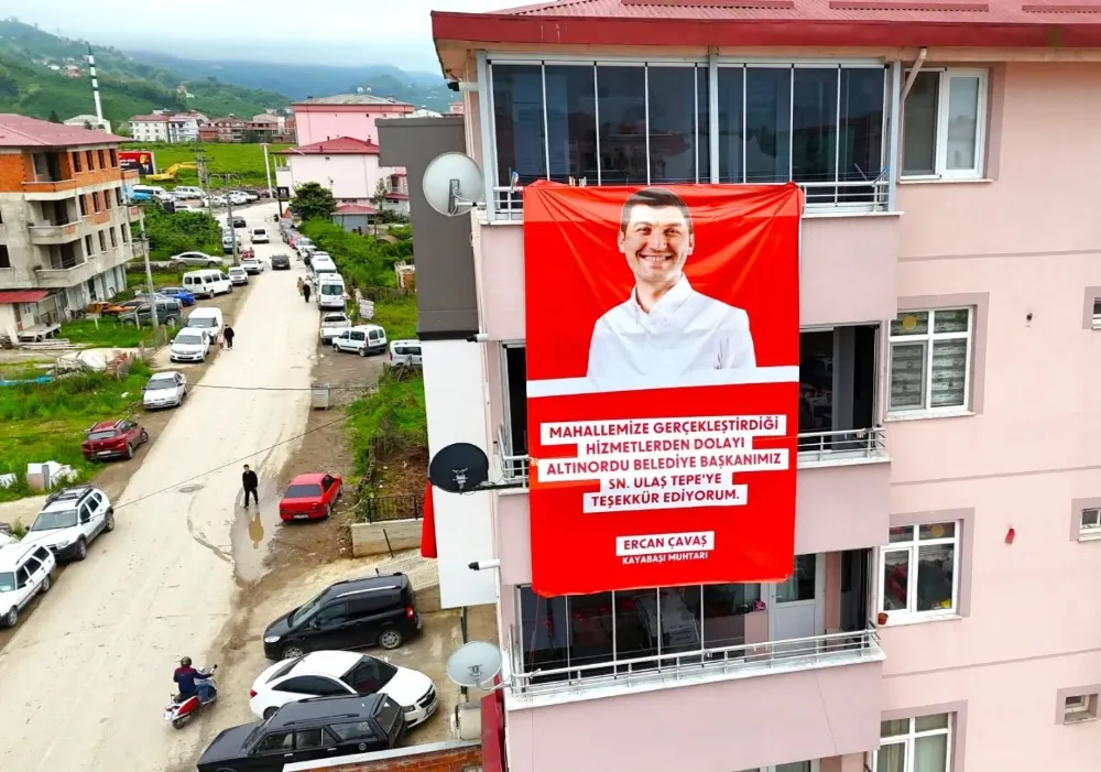 PANKARTLI TEŞEKKÜR!