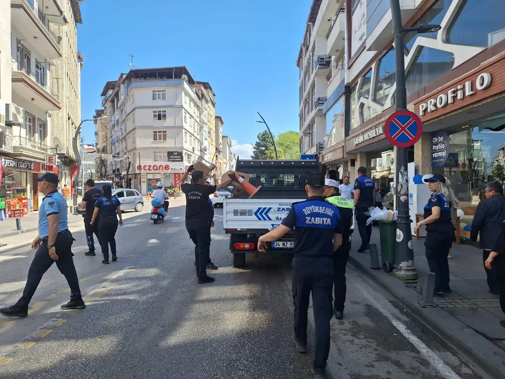 KALDIRIM İŞGALİNE SON