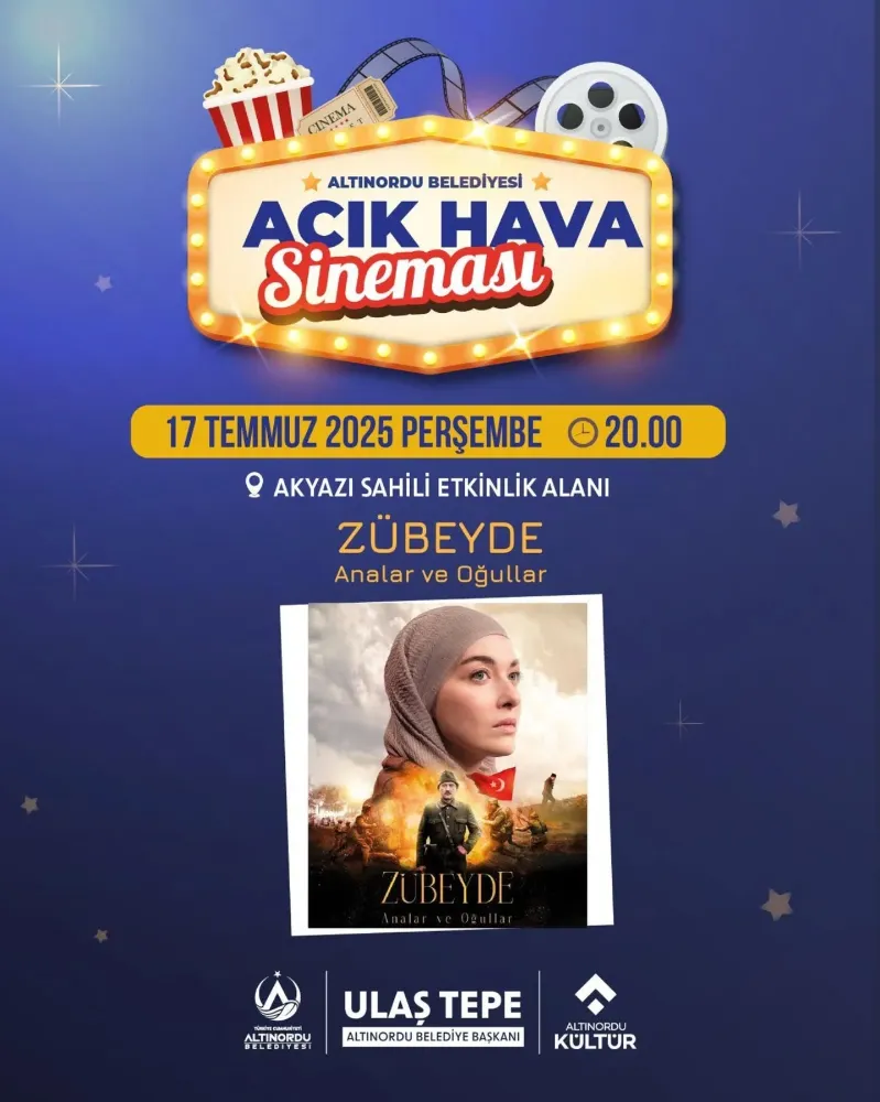 AÇIK HAVADA SİNEMA KEYFİ!