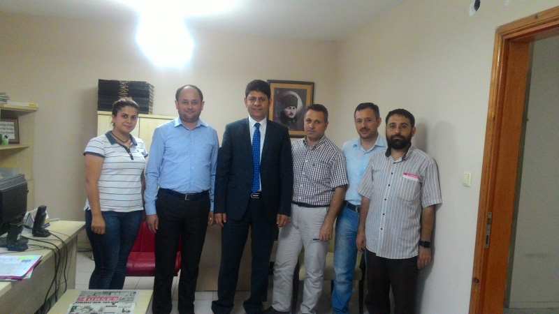 BYEGM SAMSUN İL MÜDÜRÜ?NDEN GAZETEMİZE ZİYARET