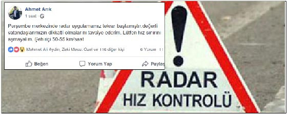 DİKKAT! RADAR VAR