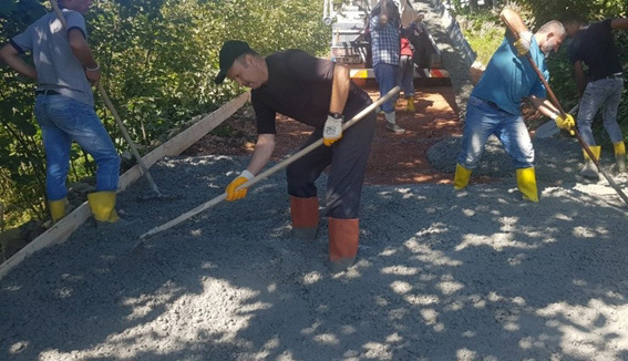 FATSA?DA BETON YOL SEFERBERLİĞİ